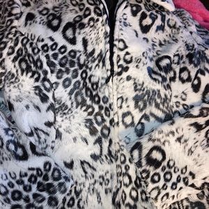 Jacket coat leopard print size small